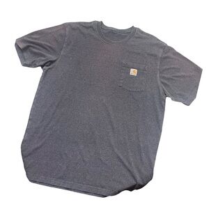 Vintage Carhartt Men's Gray T-Shirt